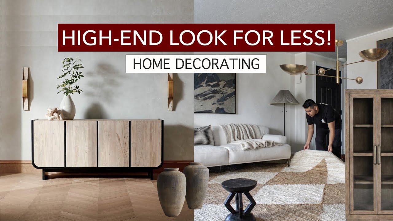 HIGH END HOME DECORATING ON A BUDGET (AMAZON, TARGET, HOME DEPOT, CB2)
