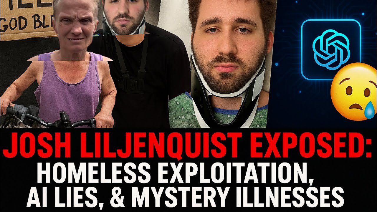 Josh Liljenquist (JoshlilJ) Exposed: Homeless Exploitation, AI Lies, & Mystery Illnesses
