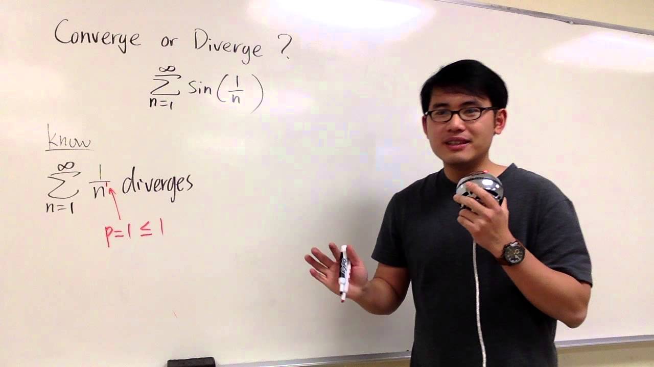 Series sin(1/n) diverges