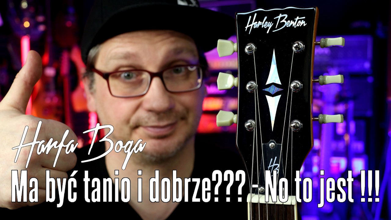 Harley Benton SC 450 Deluxe - świetny i tani LP na gitarowy start - FOG