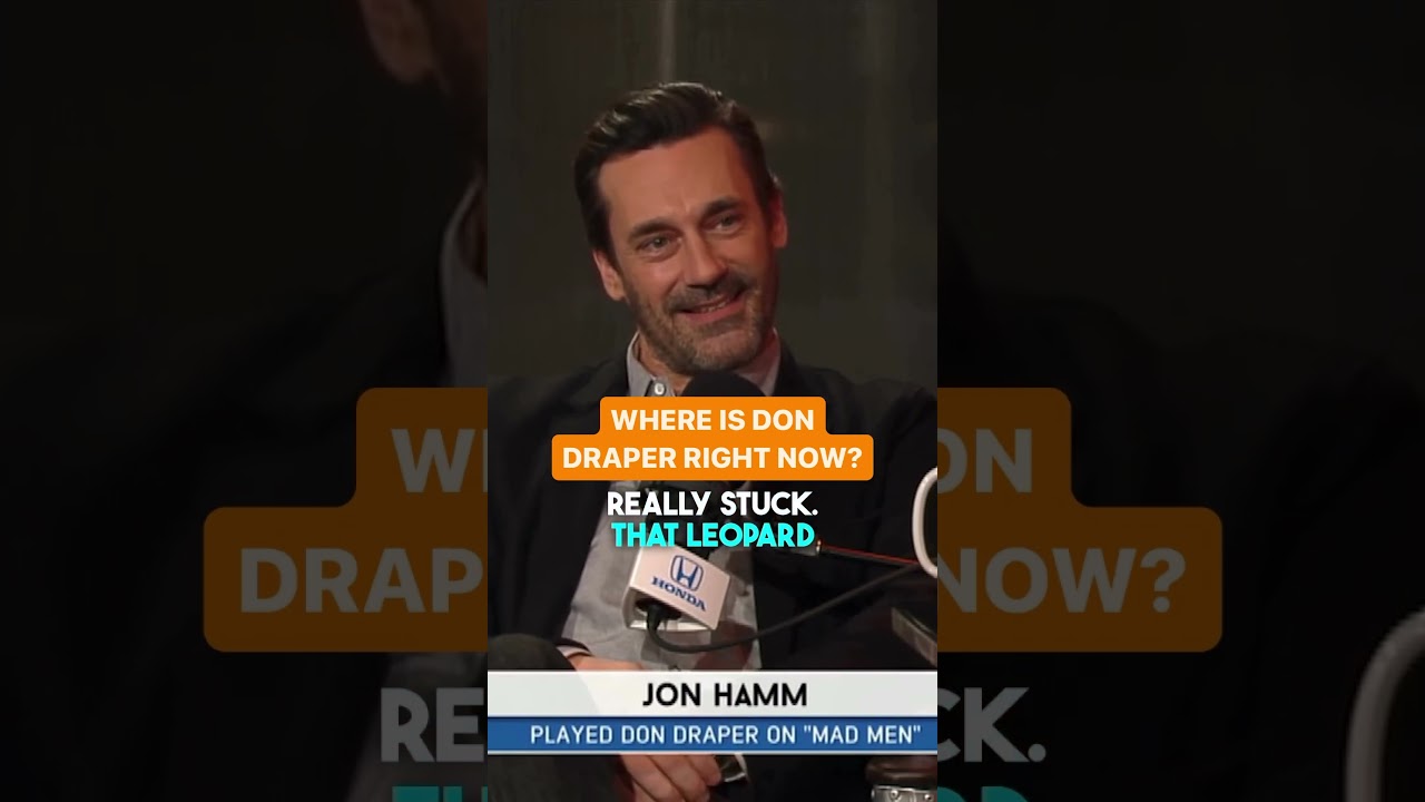 Jon Hamm Tells Us Where He Thinks Don Draper From 