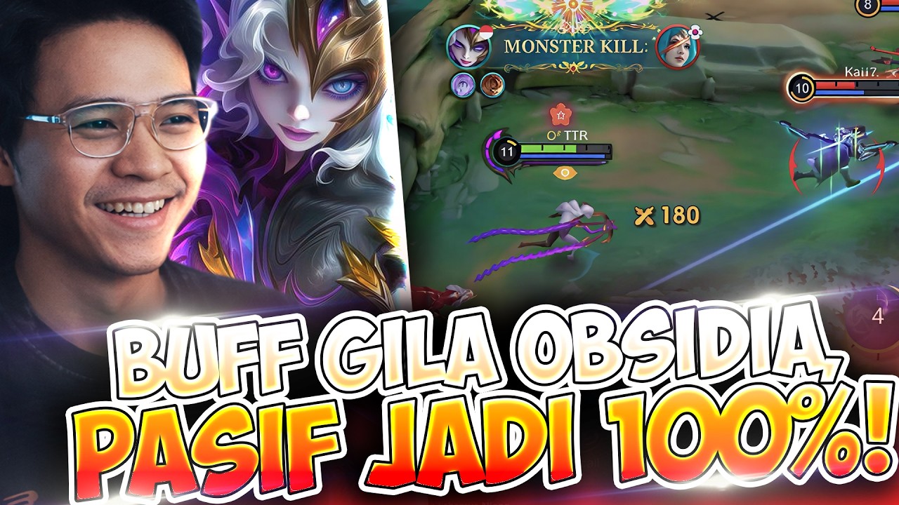 CALON PREMAN GOLDLANE, MASA PASIF OBSIDIA 100% GINI JEK? AUTO SAKIT DONG !! - Mobile Legends