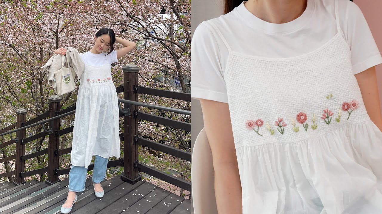 3 вида пастельных цветов на платье