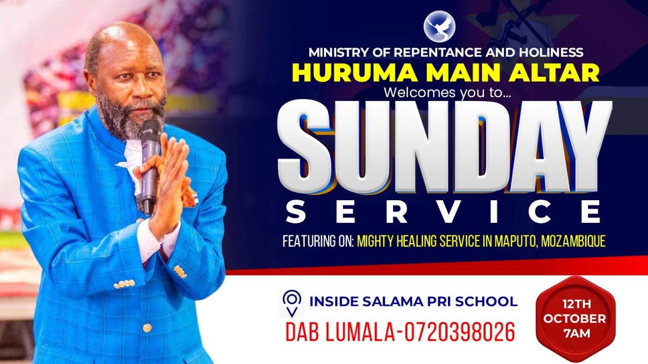 SUNDAY SERVICE - HURUMA MAIN ALTAR- NRB | OCT 12TH, 2025