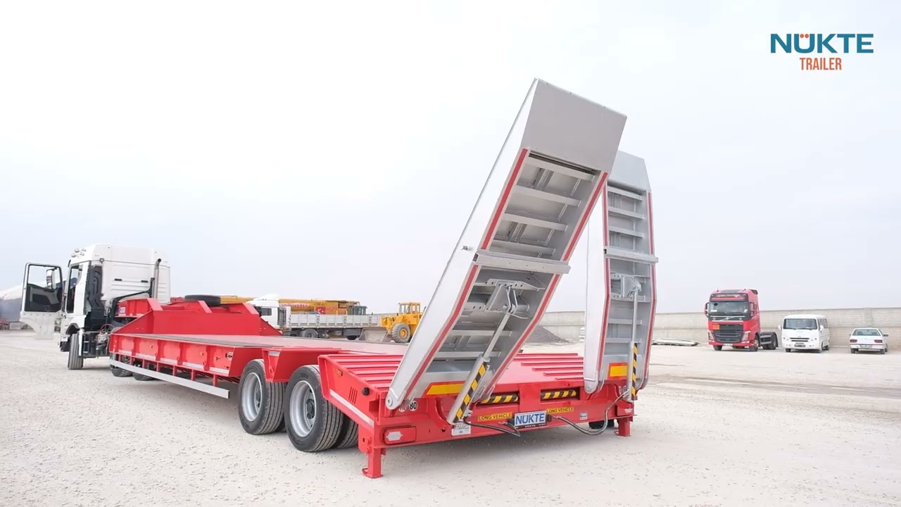 Nükte Trailer Üretimi 4 Aks Tandem LOWBED