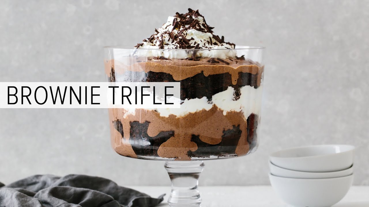 BROWNIE TRIFLE | deliciously gluten-free, dairy-free, paleo and vegan friendly
