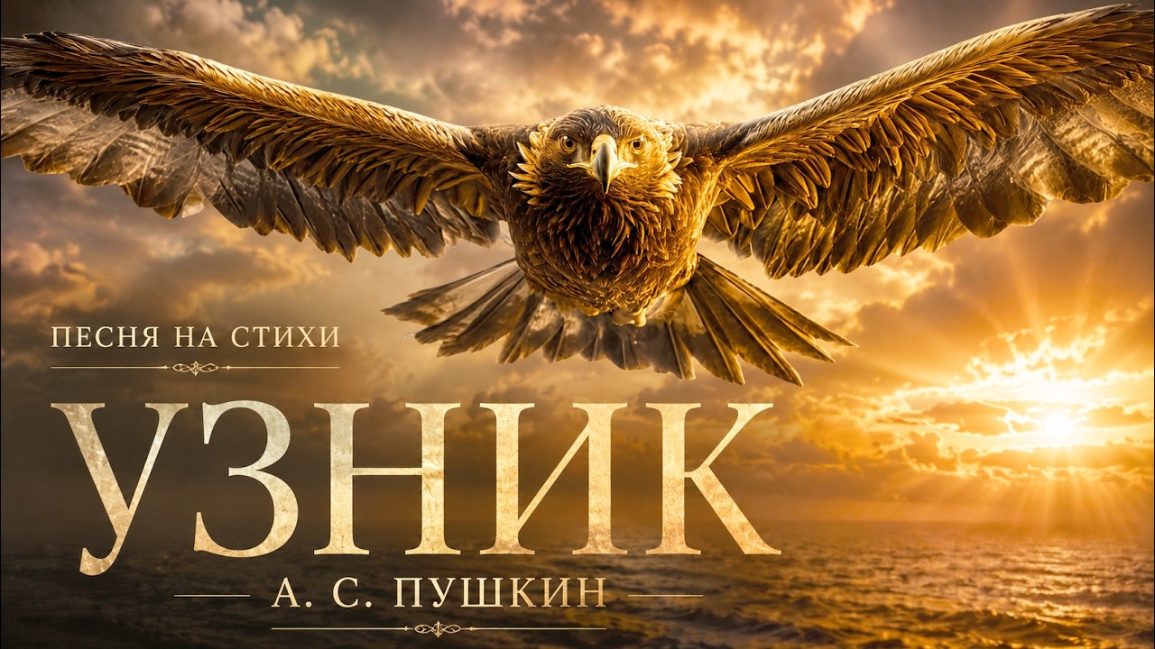 🎵 Музыка на стихи Пушкина | «Узник» | Душа в клетке, орёл на воле