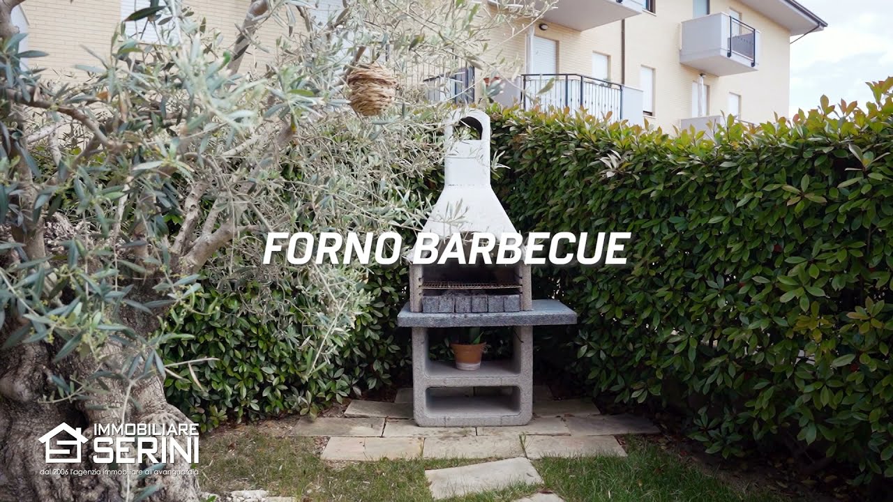 Video home drone tour appartamento ingresso indipendente, corte e giardino San Claudio Corridonia