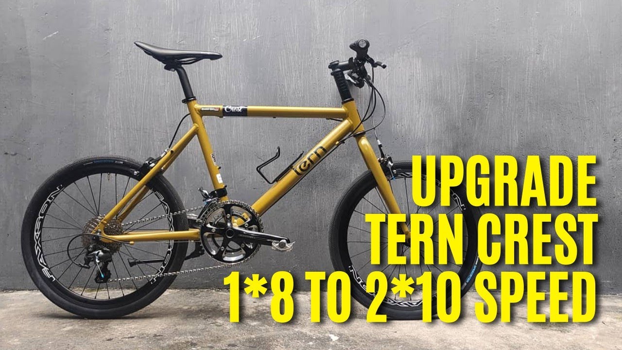 MINI VELO - UPGRADE TERN CREST dari 1x8 Menjadi 2x10 Speed
