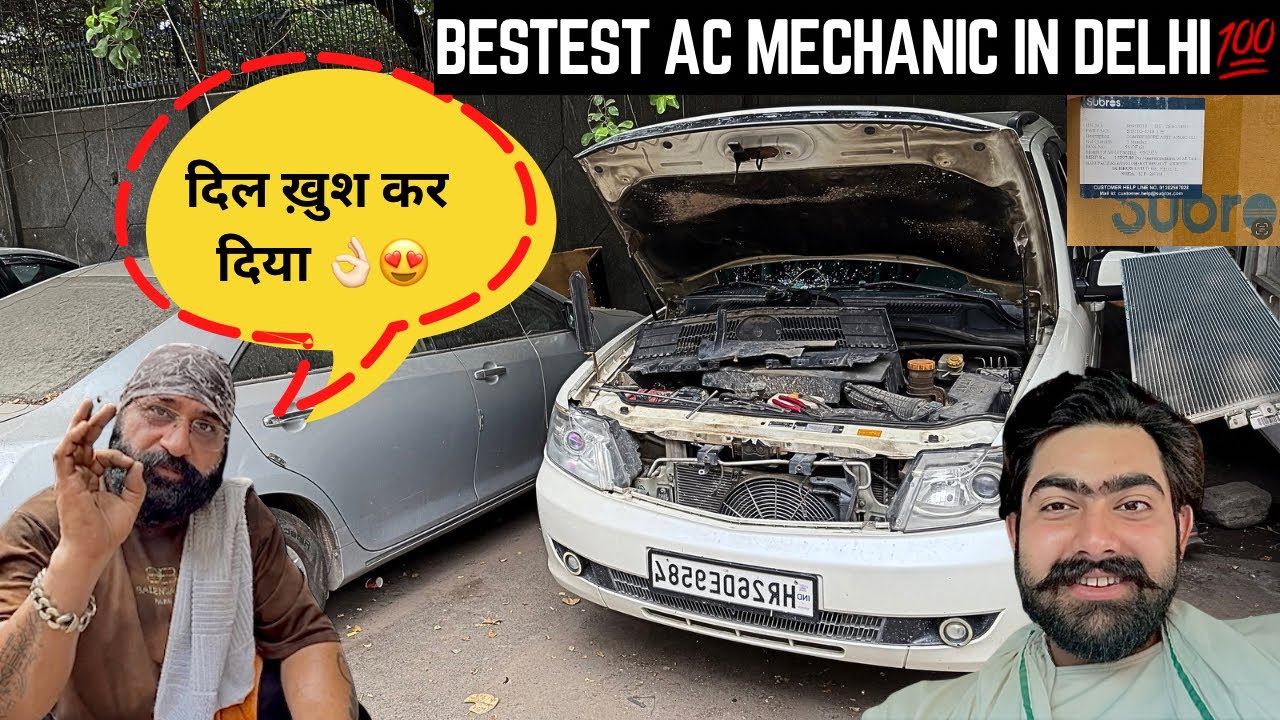 SAFARI SERIES 7 || Best Car A/c Mechanic in delhi🔥|| Tata safari storme Ac problem|| New Compressor😱