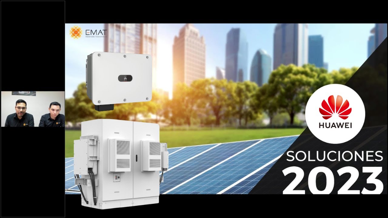 Nuevos Equipos HUAWEI Smart PV 2023 en Chile ☀️🇨🇱 Inversor 50kTL ⚡Batería LUNA2000 de 200kWh 🔋 PMGD