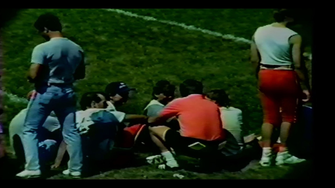 1988/89 - Football - Linesville Lions vs Iroquois & Erie East (scrimmage)