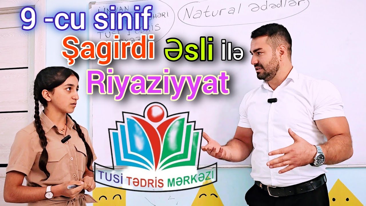 🔥Ş&uuml;bhəli d&uuml;ş&uuml;ncələrimi məhv edən 9 sinif şagirdi Əsli  .Tusi tədris mərkəzində riyaziyyat #dim