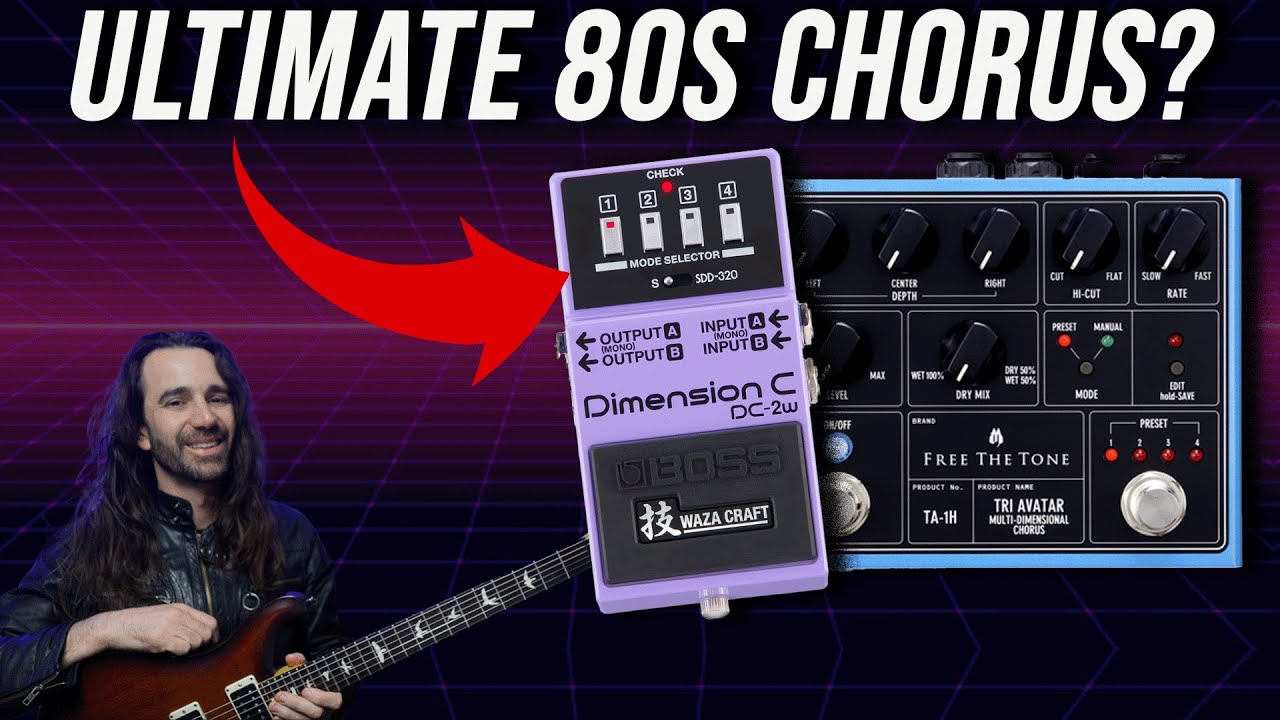 80s Chorus Comparison || BOSS DC-2 Dimension v Free the Tone TRI AVATAR