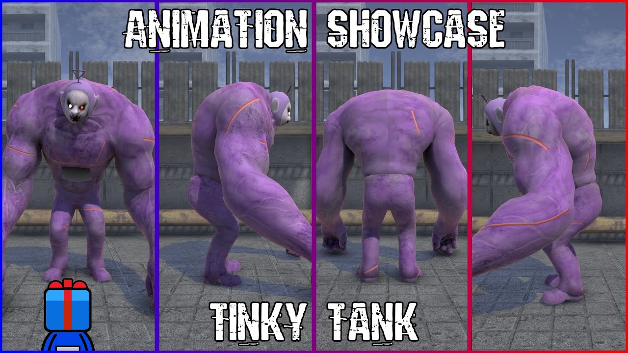 Tinky tank animation showcase | Slendytubbies 3