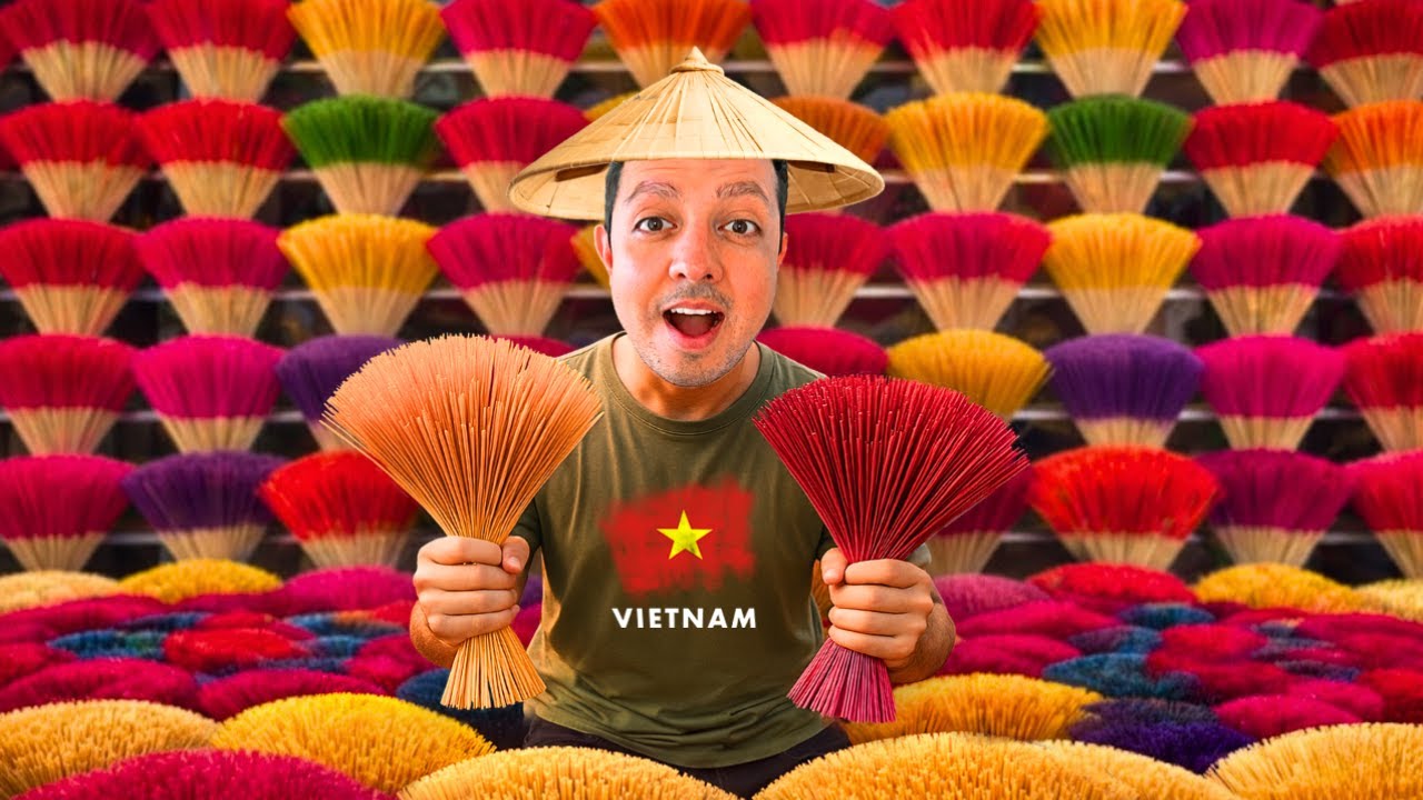 Visité el FAMOSO PUEBLO DE LOS INCIENSOS en VIETNAM | Que hacer y ver en HANOI 🇻🇳