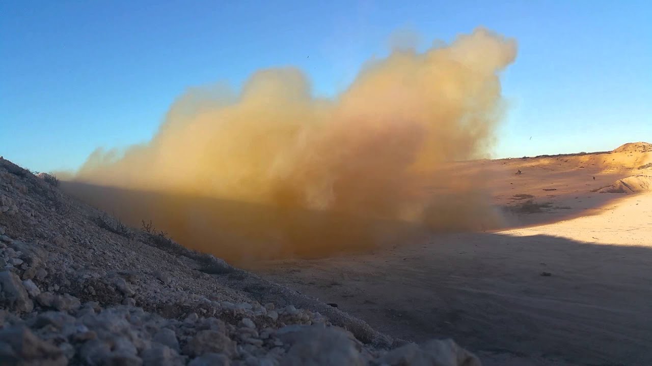 45 lb tannerite vs small truck