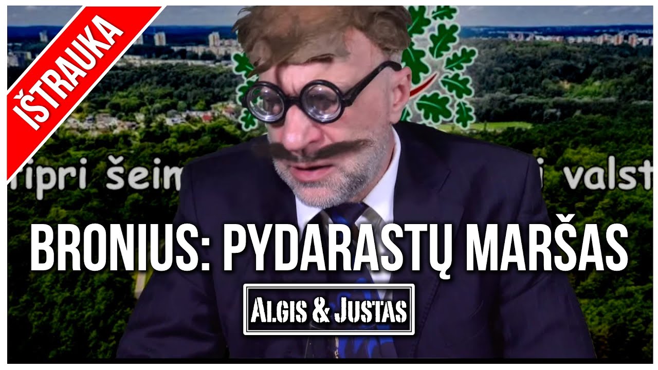 Algis ir Justas: Bronius: Pydarastų Mar&scaron;as TEASER 1