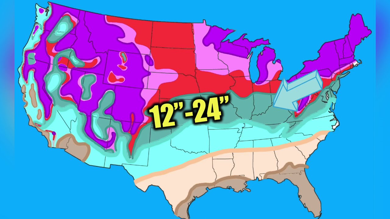 Total Snowfall Forecast &bull; 2021-2022