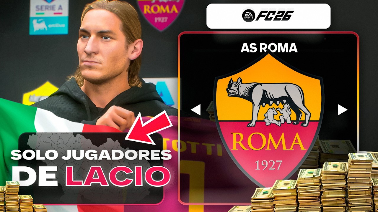 CONVERTIMOS LA ROMA EN EL ATHLETIC DE ITALIA!! - MODO CARRERA FC 26!!