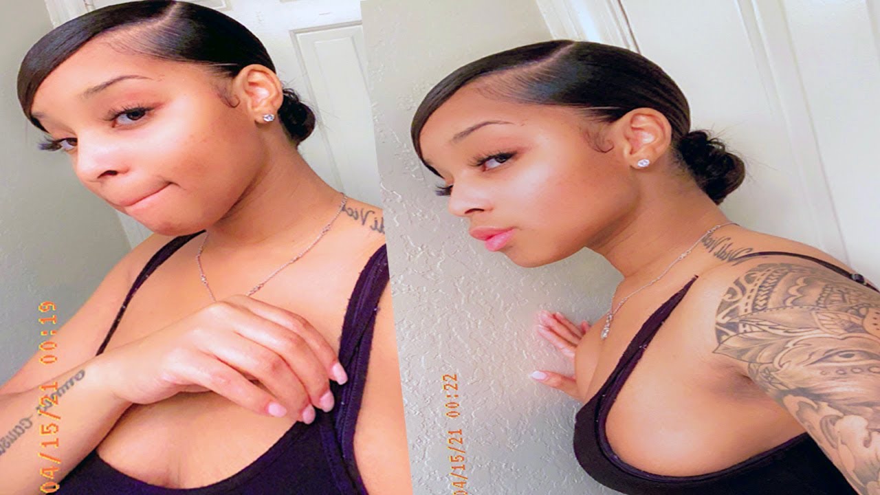 Styling My Texlaxed Hair | Side Swoop Bang Low Bun! | Erin Ross