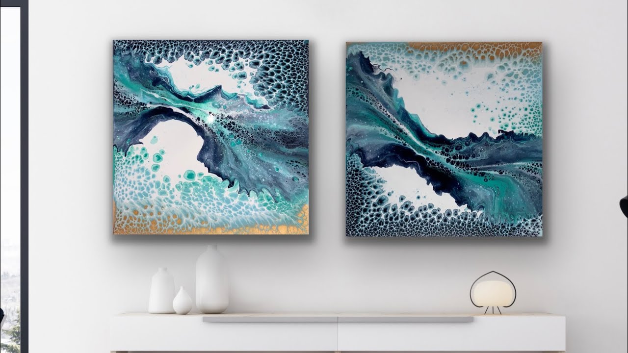NEW Colored Pearl Cell Recipe & Paint Mixing Demo PLUS Bonus Pour | Acrylic Pour Tutorial
