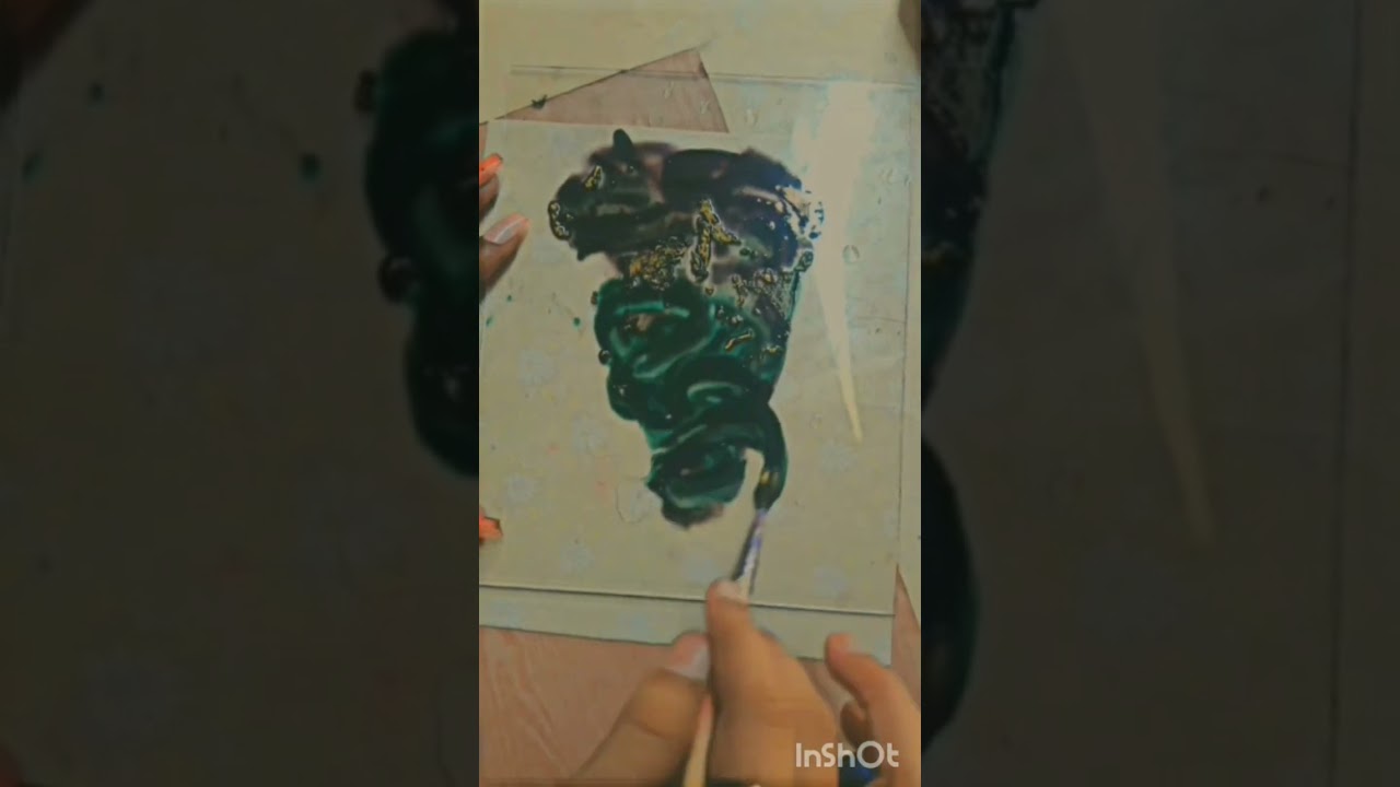ice cream glass painting # shorts 