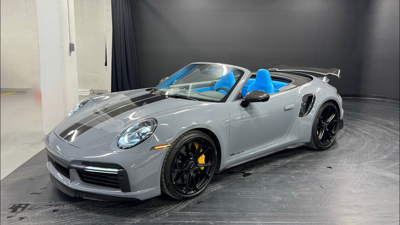 2023 Porsche 911 Turbo S Cabriolet TECHART - Revs + Walkaround in 4k HDR