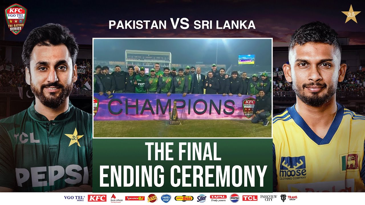 Post Match Presentation | Pakistan vs Sri Lanka | The Final | Tri Nation Series | PCB | M2T1U