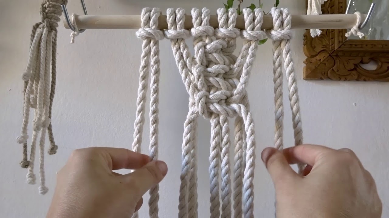 Nudo Espiga Macramé
