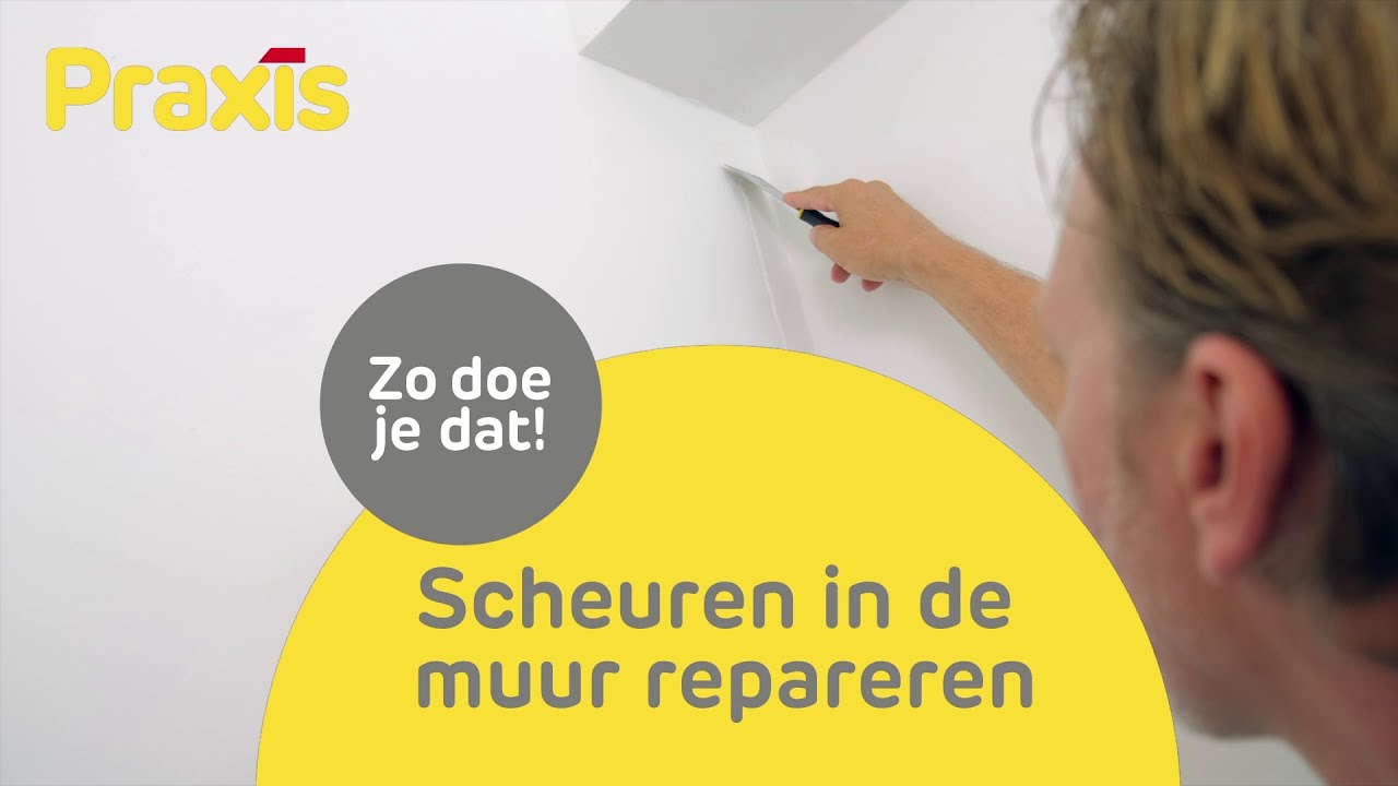 Scheuren in de muur repareren - zo doe je dat | Praxis