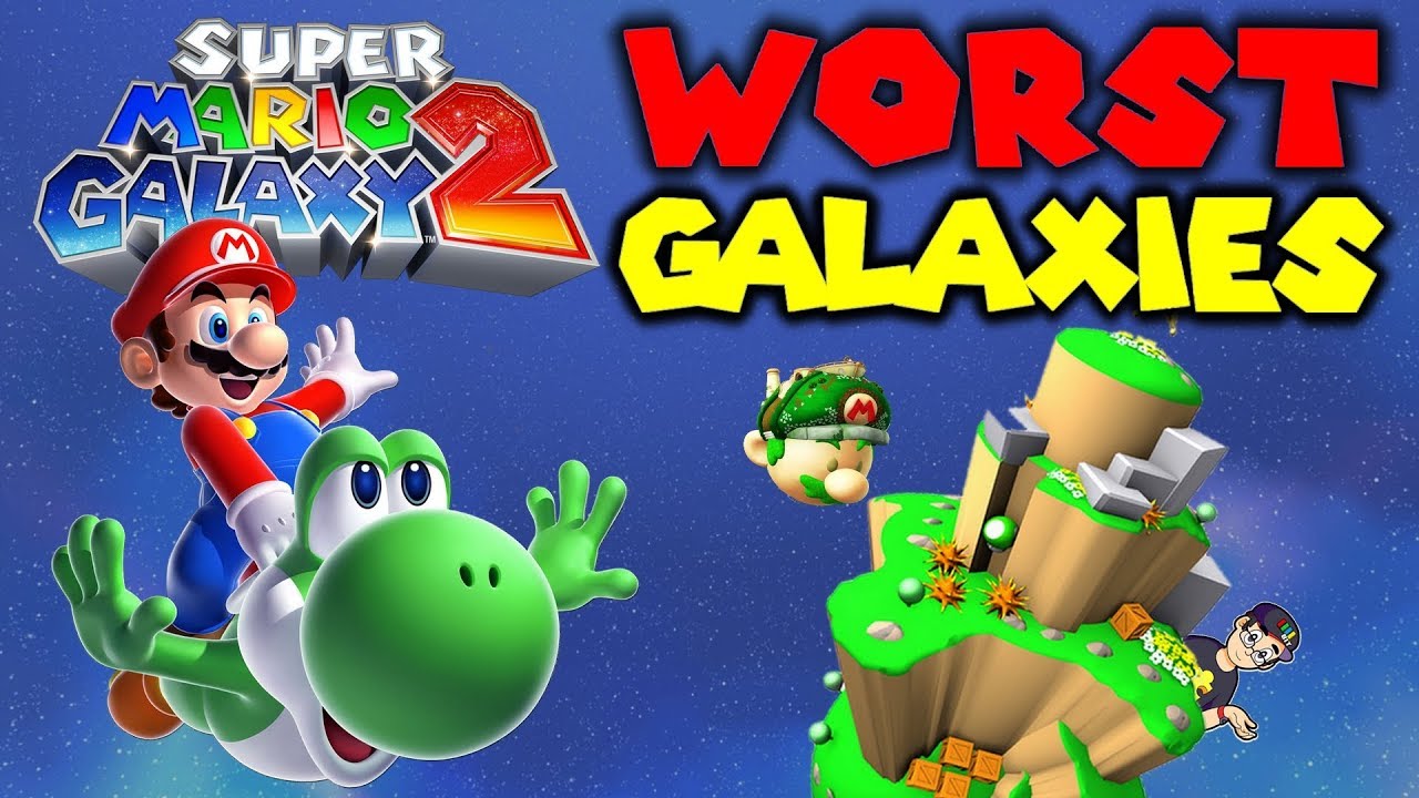 Top 10 WORST Galaxies in Super Mario Galaxy 2 Feat. TetraBitGaming !