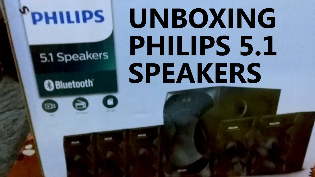 PHILIPS 5.1 Bluetooth Home theater | Unboxing