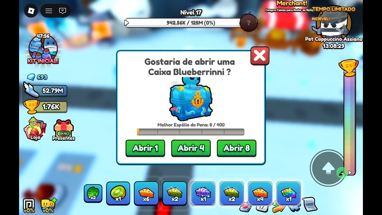 Abrindo caixas no brainrot tsunami🌊