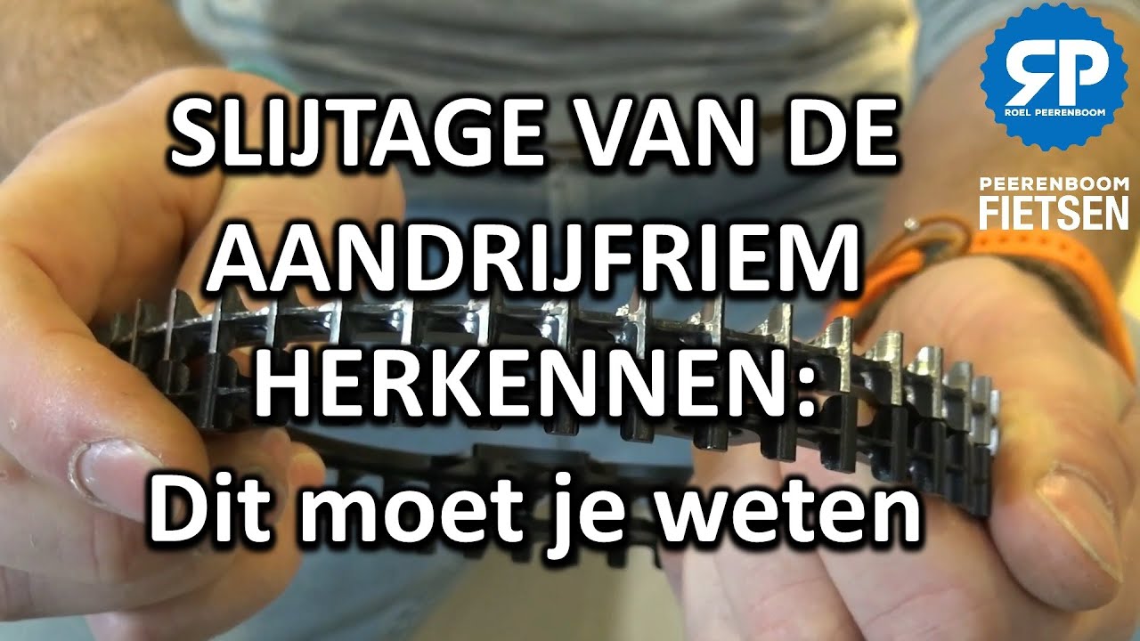 SLIJTAGE RIEMAANDRIJVING GATES  HERKENNEN: Dit moet je weten