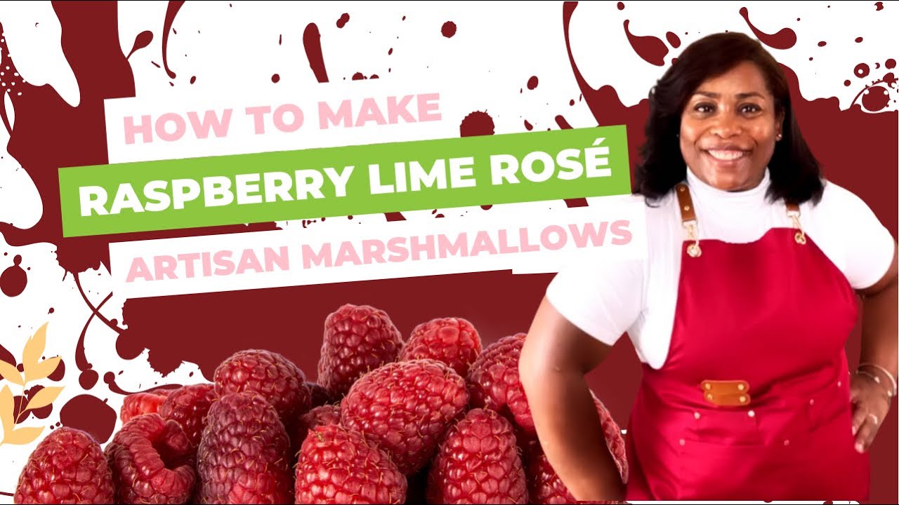 How to make raspberry lime ros&eacute; marshmallows