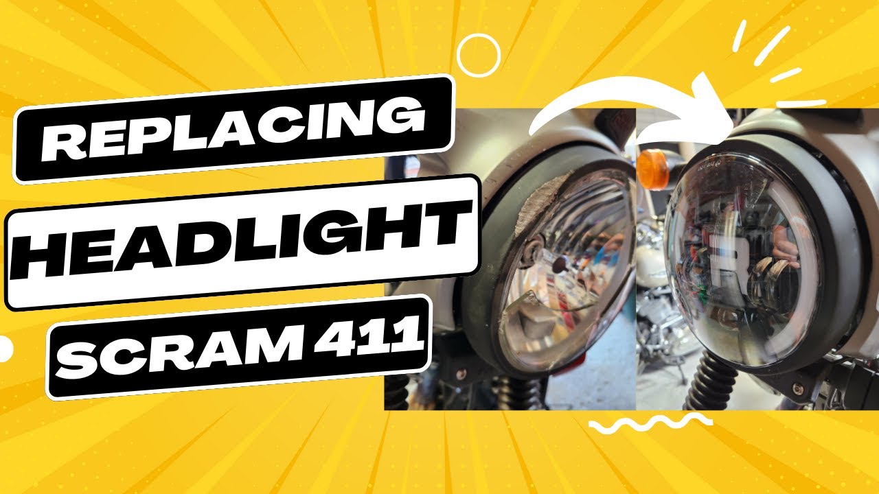 Replacing Headlight/Royal Enfield SCRAM 411