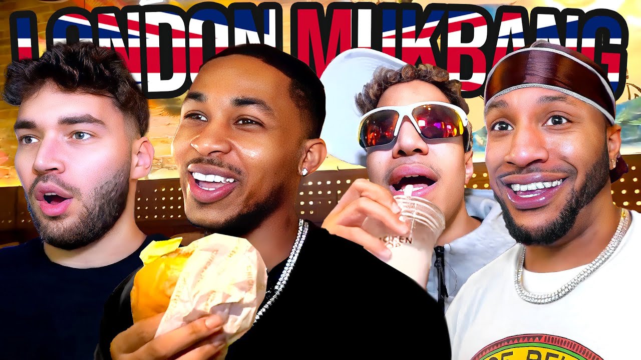 DDG x Adin Ross x Tota x BenDaDonnn Mukbang in London!