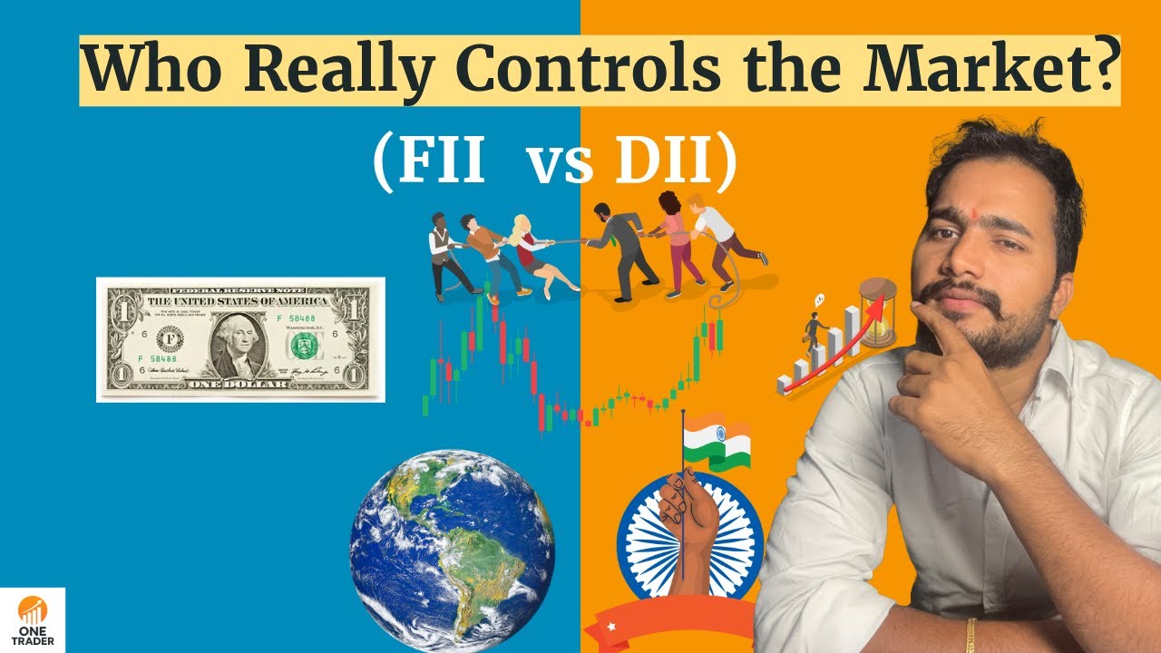 Who Controls the Market? FII vs DII Explained 🔥 | Onetrader