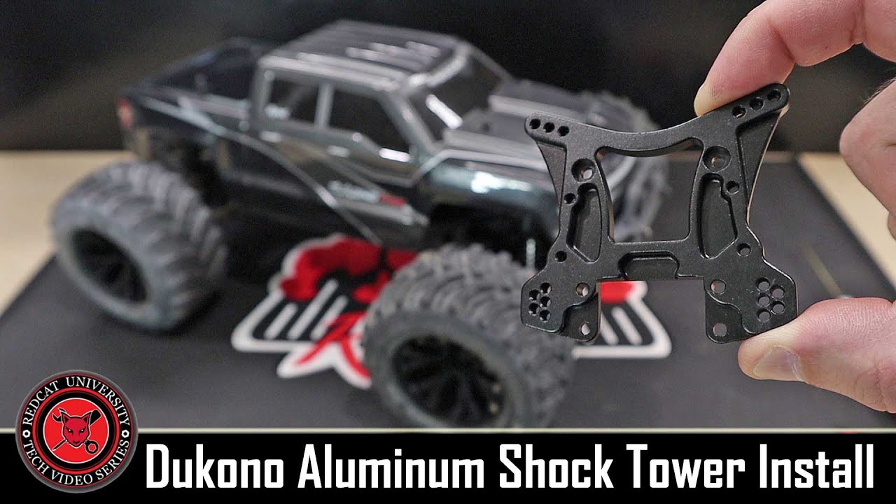 Redcat University - How To - Redcat Racing Dukono Aluminum Shock Tower Option Part Install