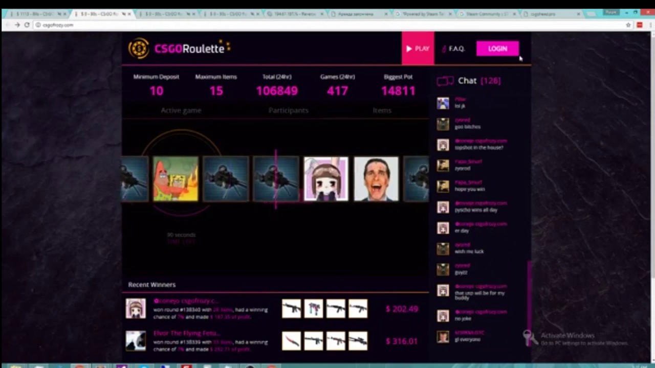 Skins Scams: The Fake Website Method
