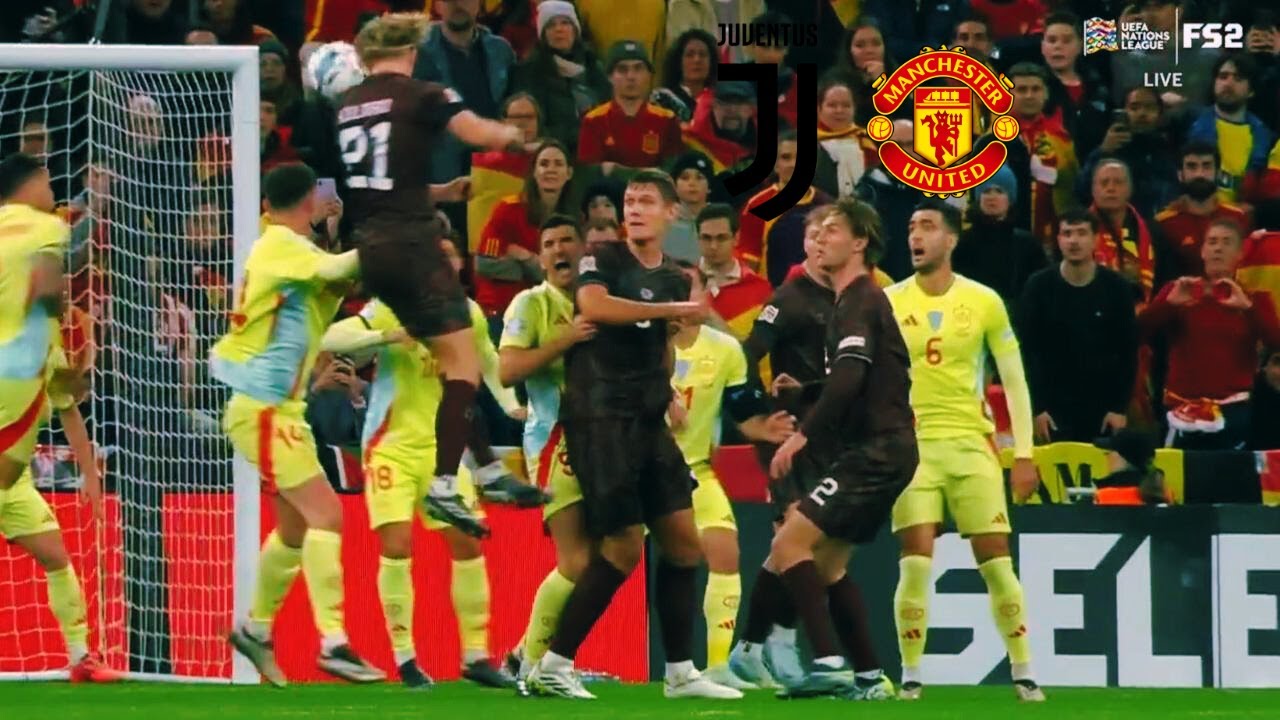 Morten Hjulmand VS Spain - Juventus & Manchester United Target
