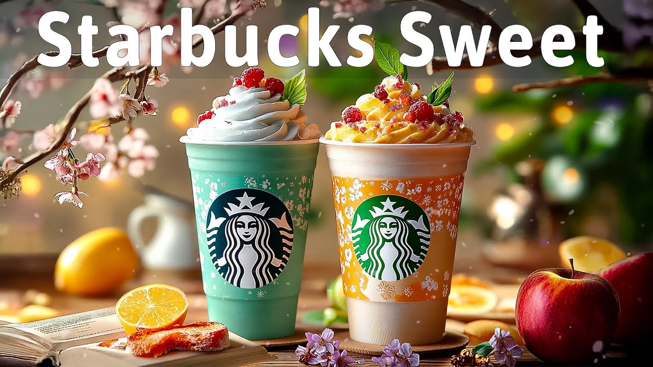Morning Starbucks Coffee Jazz✨ Sweet Coffee Jazz Music & Positive Bossa Nova Music For Stress Relief