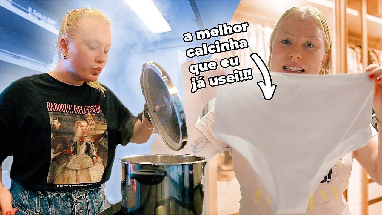 ROTINA DE SEGUNDA-FEIRA: Organizando tudo, cozinhando e a melhor lingerie que já usei!