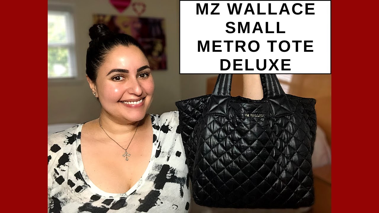 Review of the MZ Wallace Small Metro Tote Deluxe - Is it smaller than the non-deluxe Small Metro?!