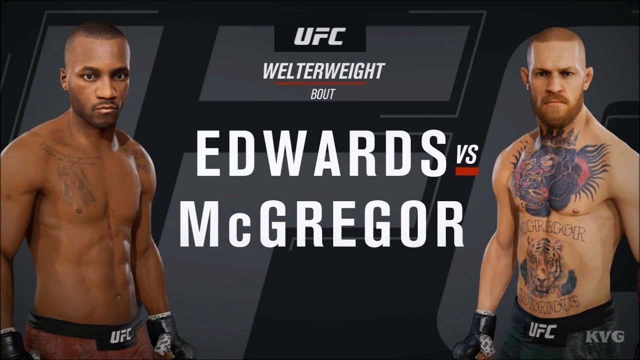 EA Sports UFC 3 - Leon Edwards vs Conor McGregor - Gameplay (HD) [1080p60FPS]