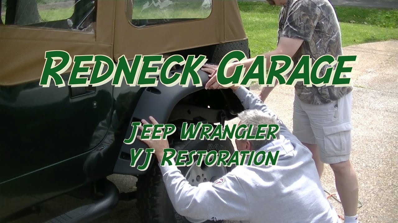 Установка расширителей крыльев Rugged Ridge для Jeep Wrangler YJ 11632.10