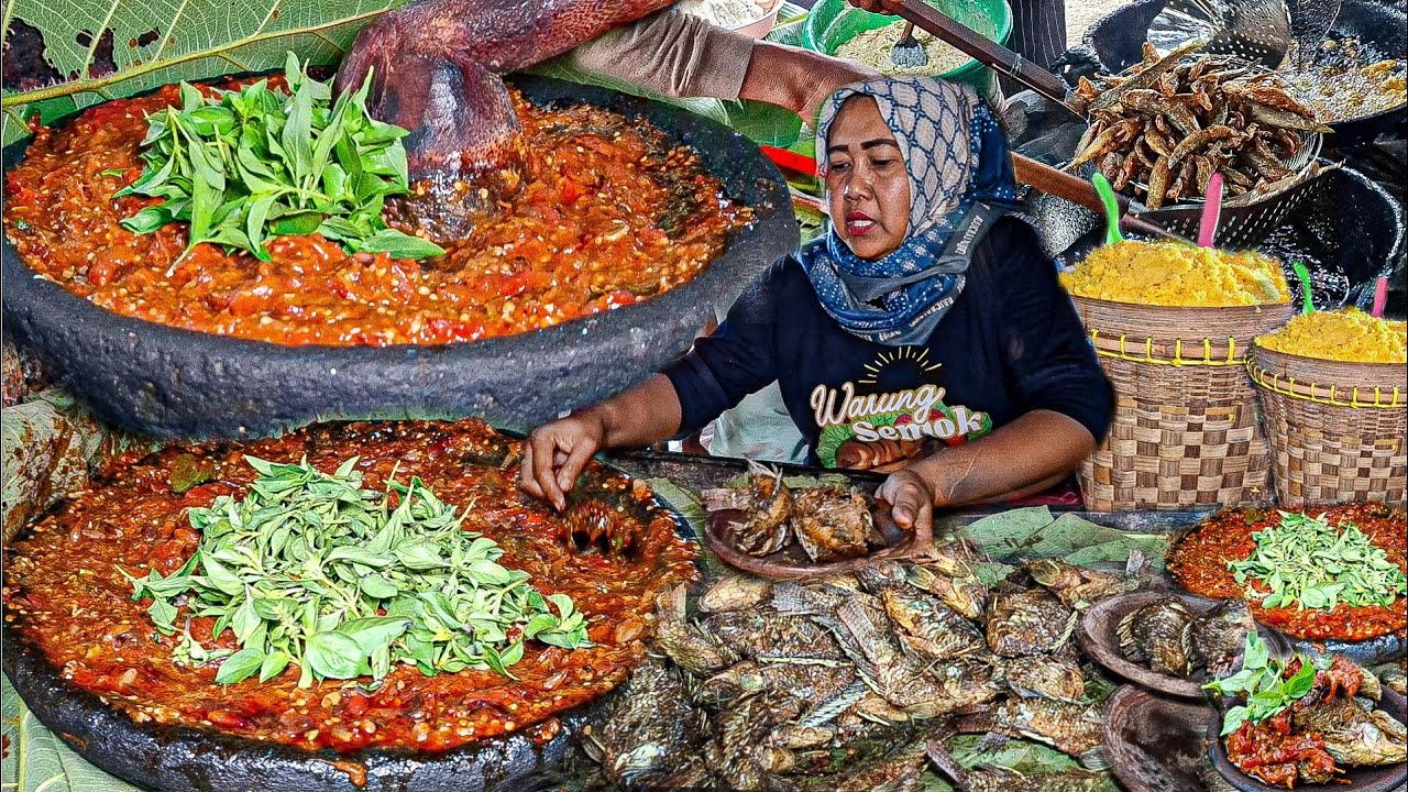 WARUNG TUA DI TENGAH NJATEN !! SAMBEL KEMANGI IWAK KALI PALING VIRAL DAN JADI REBUTAN DI BOJONEGORO