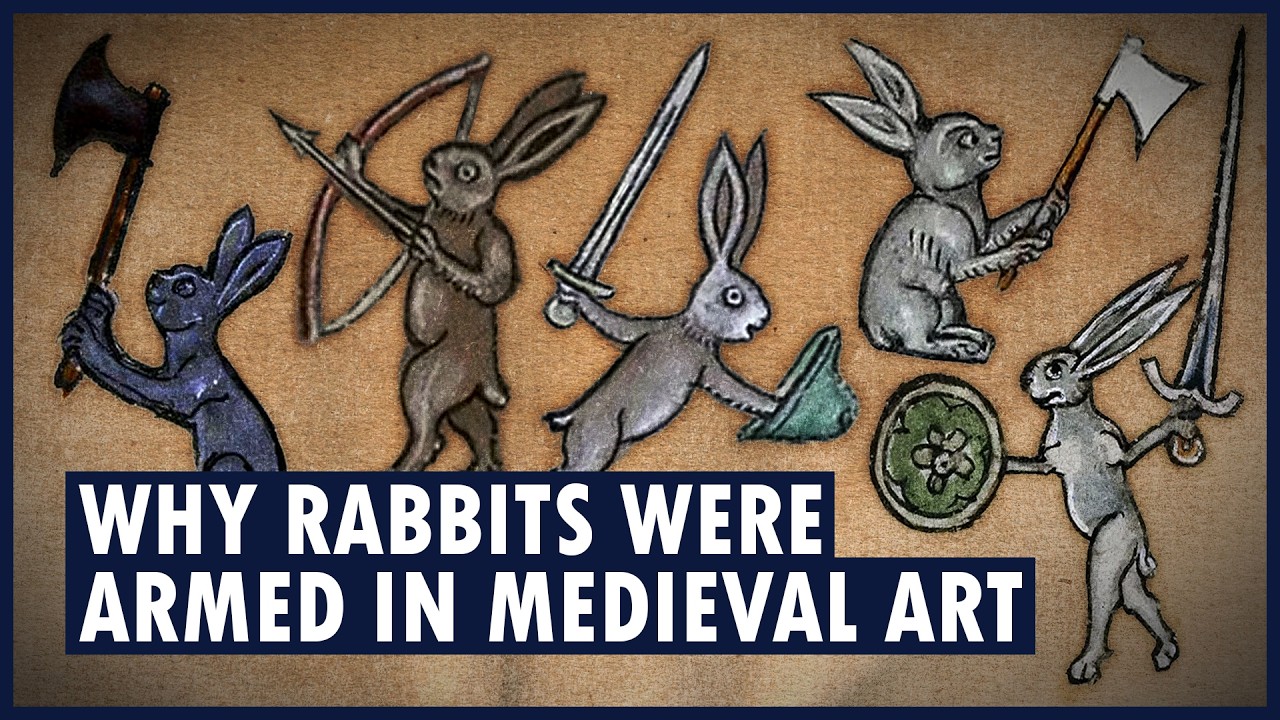 Why are there killer rabbits in medieval manuscripts? | MEDIEVAL RABBIT DROLLERIES