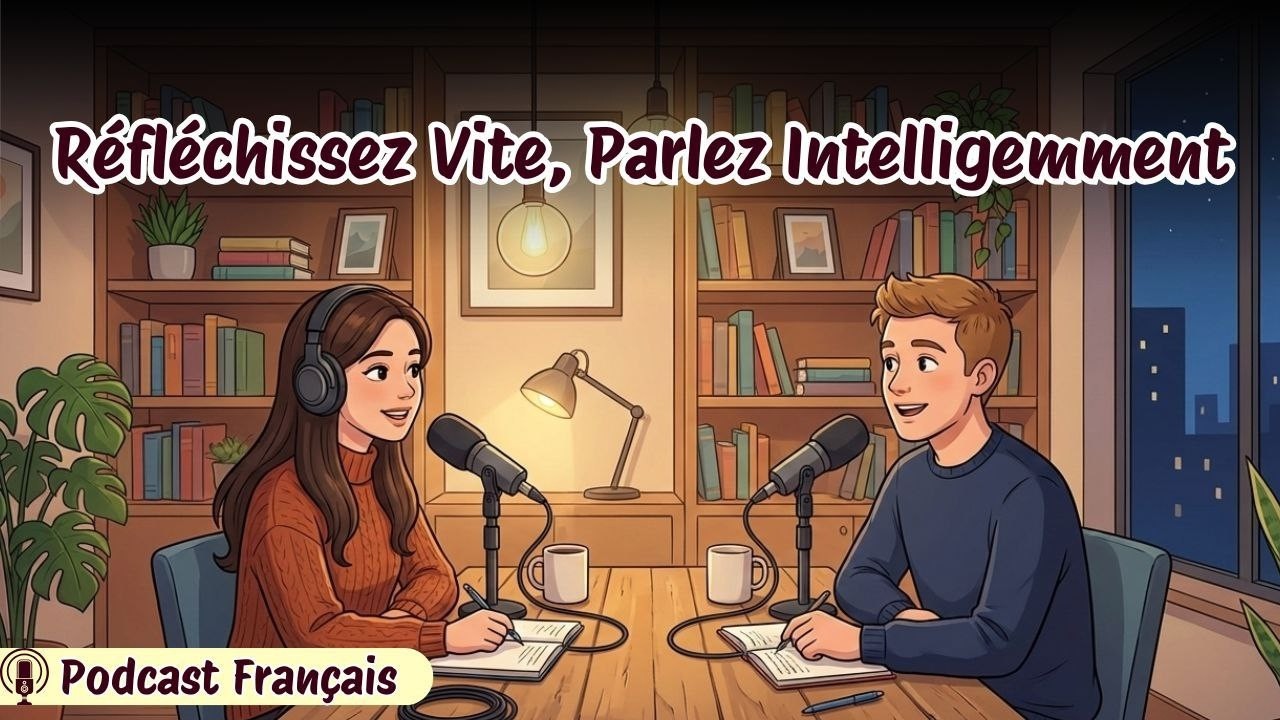 Podcast en français 🇫🇷 | Penser vite et parler intelligemment en français (Méthode naturelle)
